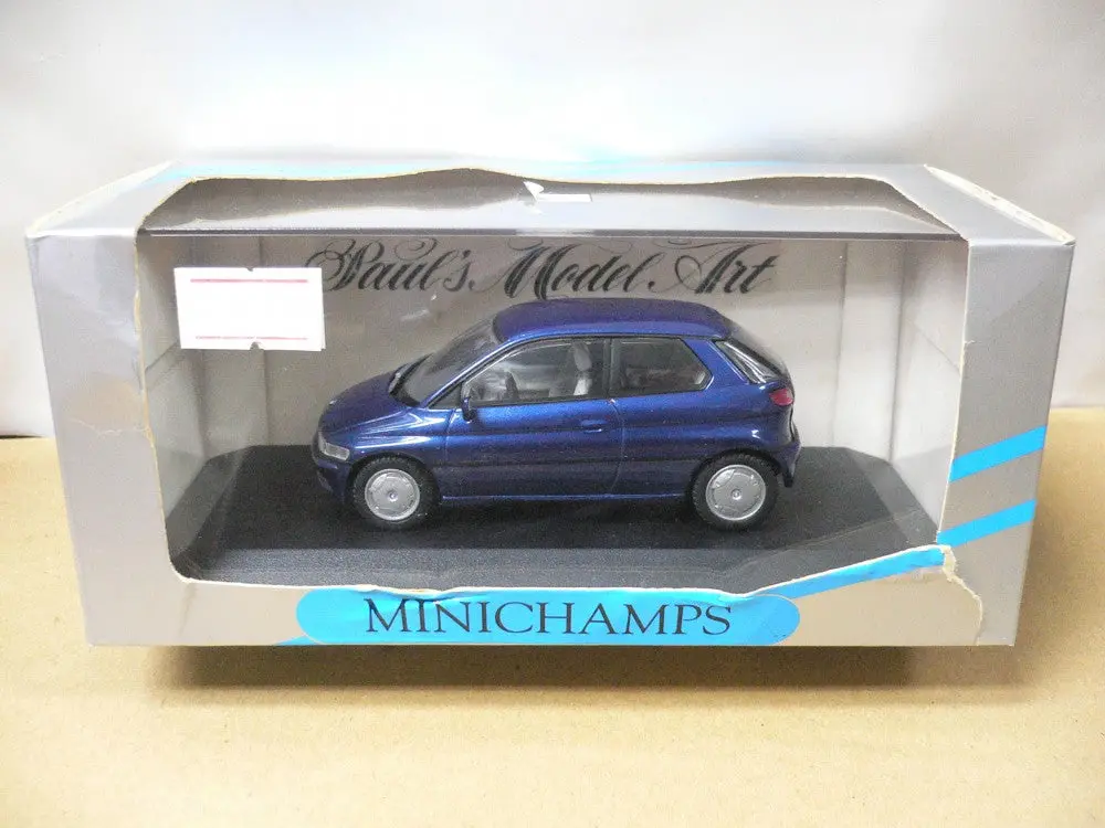 Minichamps 1/43 Bmw E1 Blue Met (Min 023001) (00332) (Wkg) 1