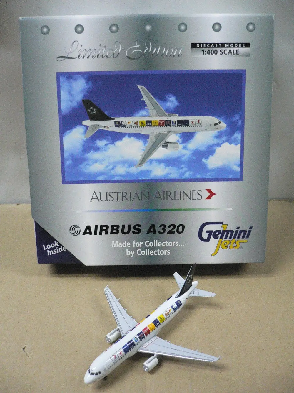 Gemini Jets 1/400 Austrian Airlines Airbus A320 Oe-Lbr (Gjaua280) (70280) (Piu10) 1