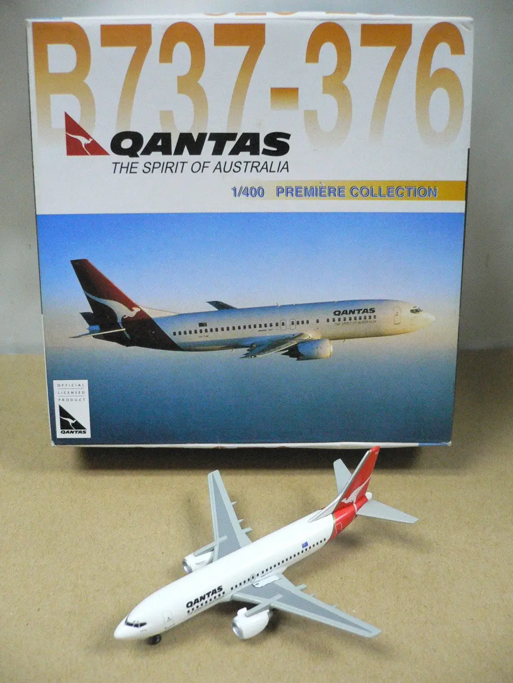 Dragon Wings 1/400 Qantas B737-376 Vh-Tak (55097) (B29724844) (Lot0187) (Wkg) (Y) 1