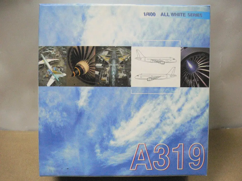 Dragon Wings 1/400 Airbus A319 All White Series (57004) 1