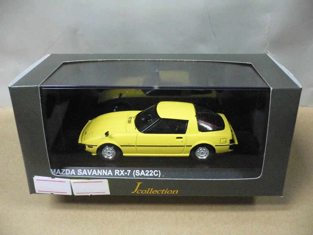Kyosho 1/43 Mazda Savanna Rx-7 Sa22c Yellow (Piu/P87-60) 1