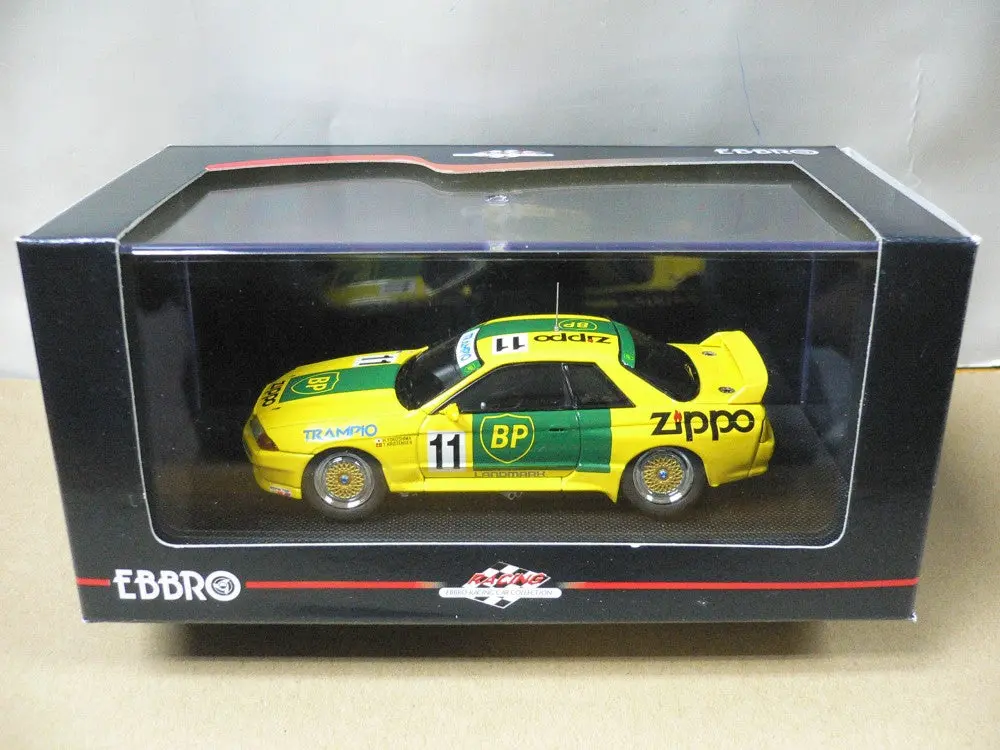 Ebbro 1/43 Nissan Skyline Bp Trampio Gr.A 1993 Yellow #11 (44156) (Piu96) 1