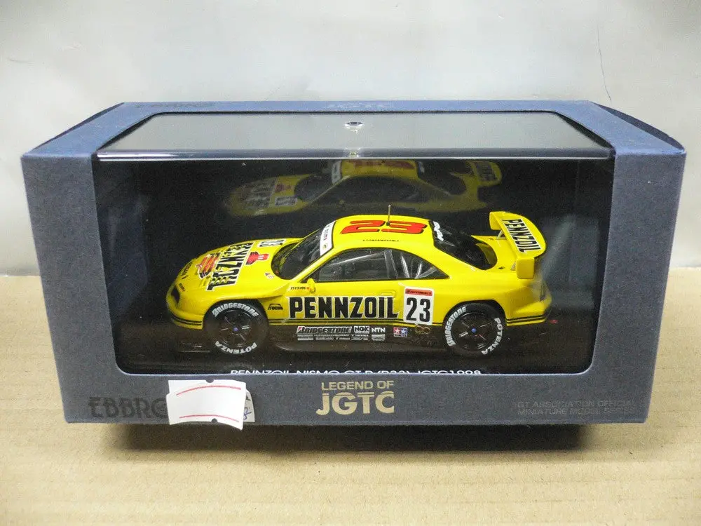 Ebbro 1/43 Nissan Pennzoil Nismo Gt-R R33 Jgtc 1998 Yellow #23 (44191) (Piu192) 1