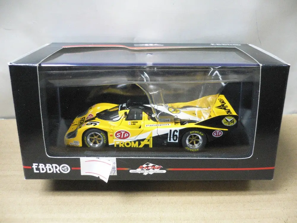 Ebbro 1/43 Porsche 956 From A Wec Japan Fuji 1000Km 1984 Yellow #16 (43890) (Piu110) 1