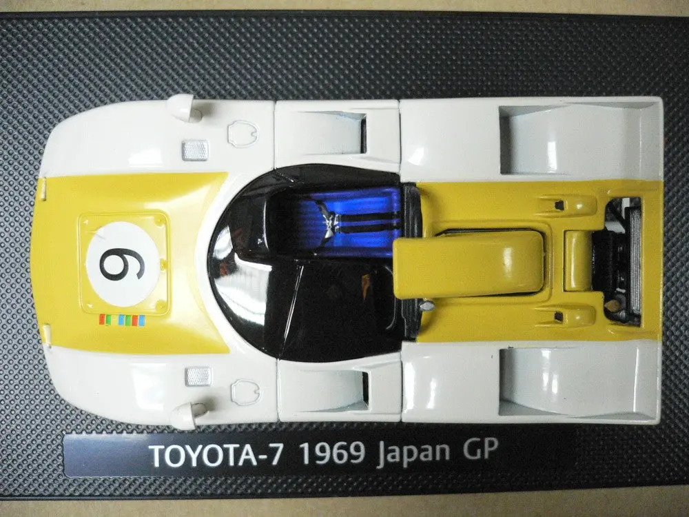 Ebbro 1/43 Toyota 7 Japan Gp 1969 White Yellow #6 (43666) (D上1159) 2