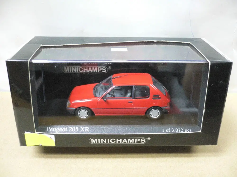 Minichamps 1/43 Peugeot 205Xr 1988 Red (400 112370) (05474) 1