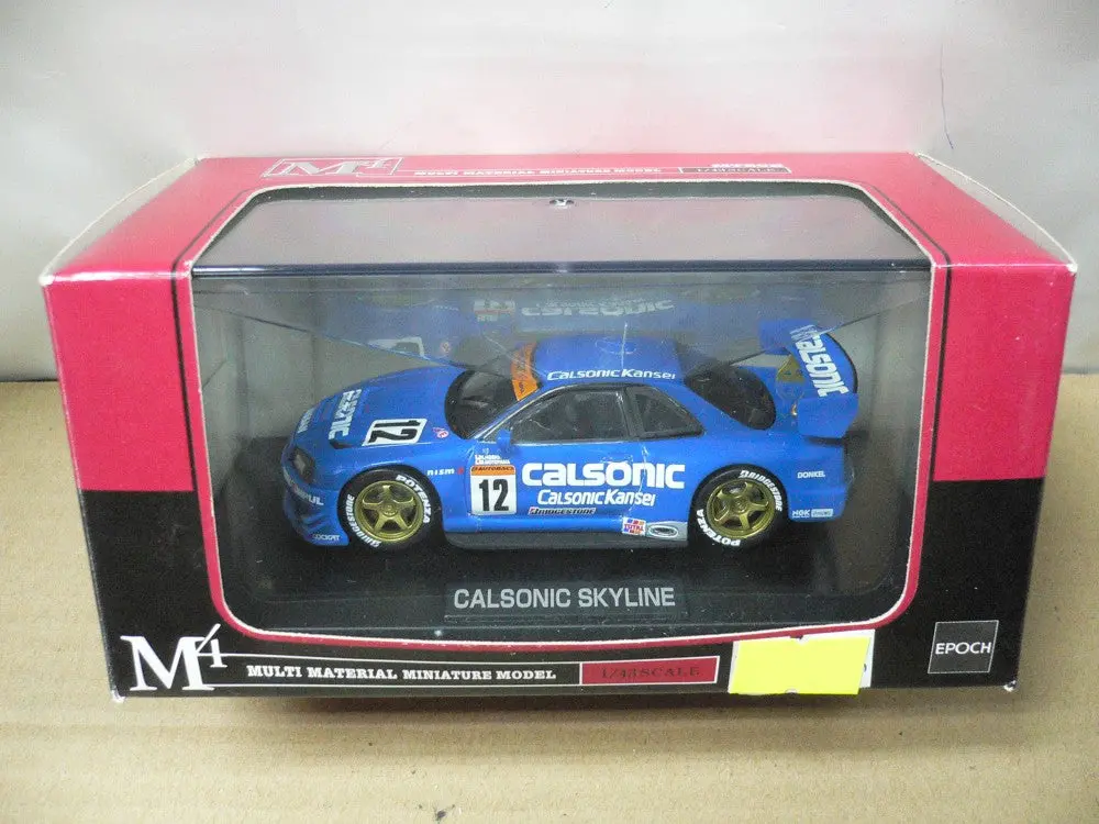 M4 Mtech 1/43 Nissan Calsonic Skyline 2000 #12 (M4-10-C) (47540) (Piu) 1