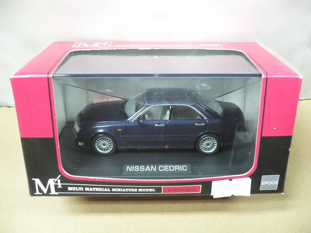 M4 Mtech 1/43 Nissan Cedric Blue (M4-11-B) (47700) (Piu) 1