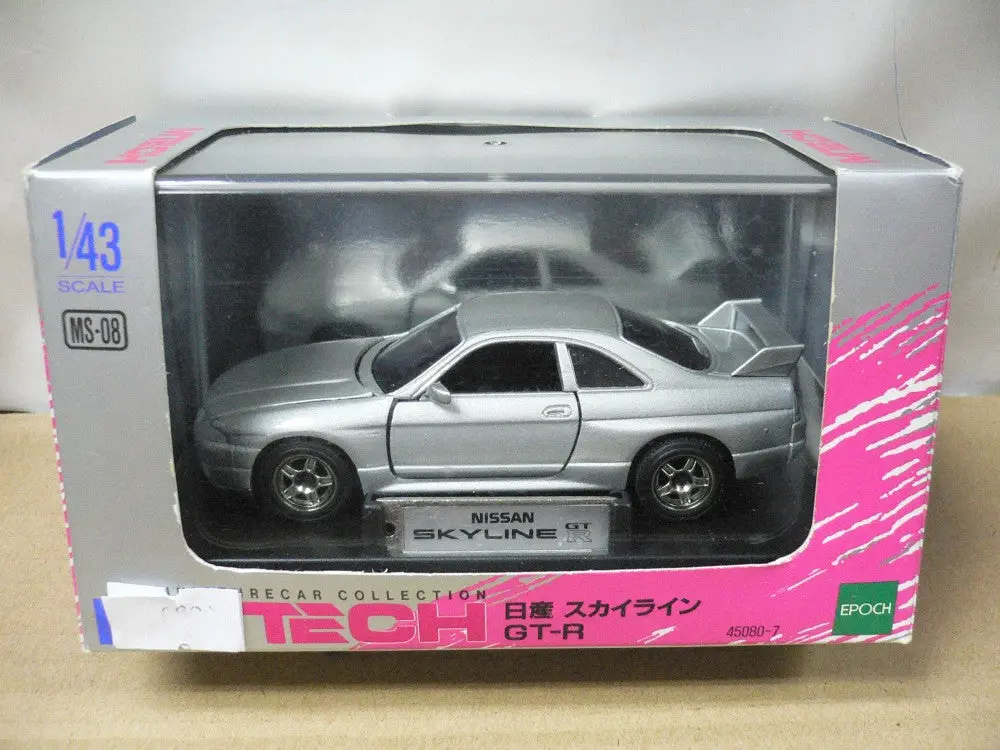 Mtech 1/43 Nissan Skyline Gtr Silver (Ms-08) (45080) (Piu) 1