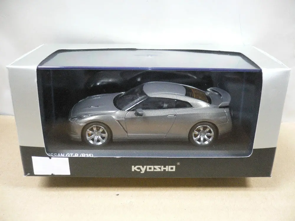 Kyosho 1/43 Nissan Skyline Gt-R R35 2008 Titanium Gray (03741Tg) (11198) (Piu97) 1