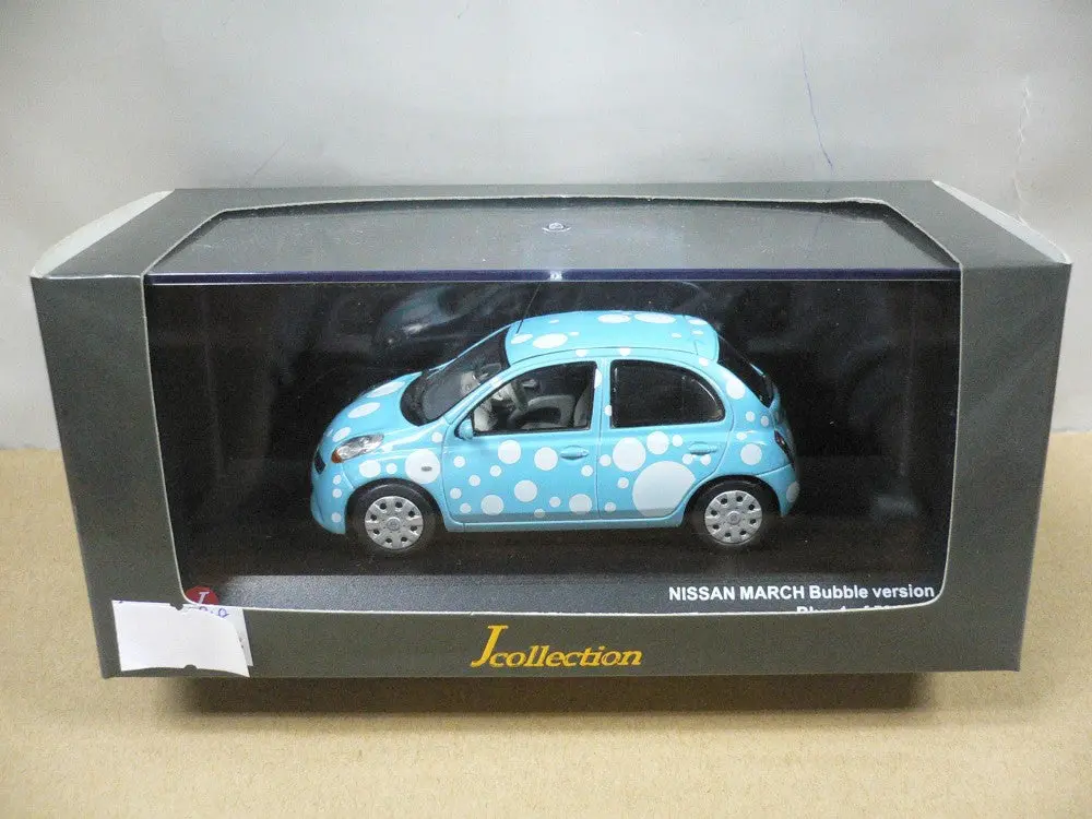 Kyosho Jcollection 1/43 Nissan March Bubble Version Blue (Jc18003bb) (10470) (Piu/P88-65) 1