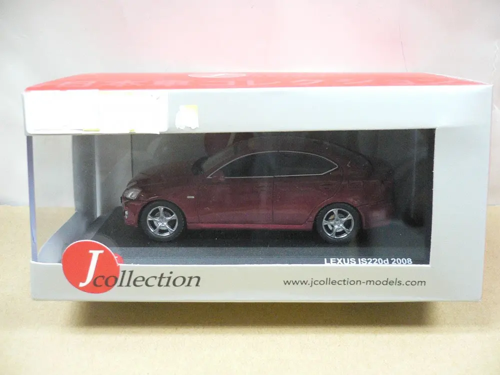Jcollection 1/43 Toyota Lexus Is220d Red (Jc115) (20265) (C788-175-150) 1