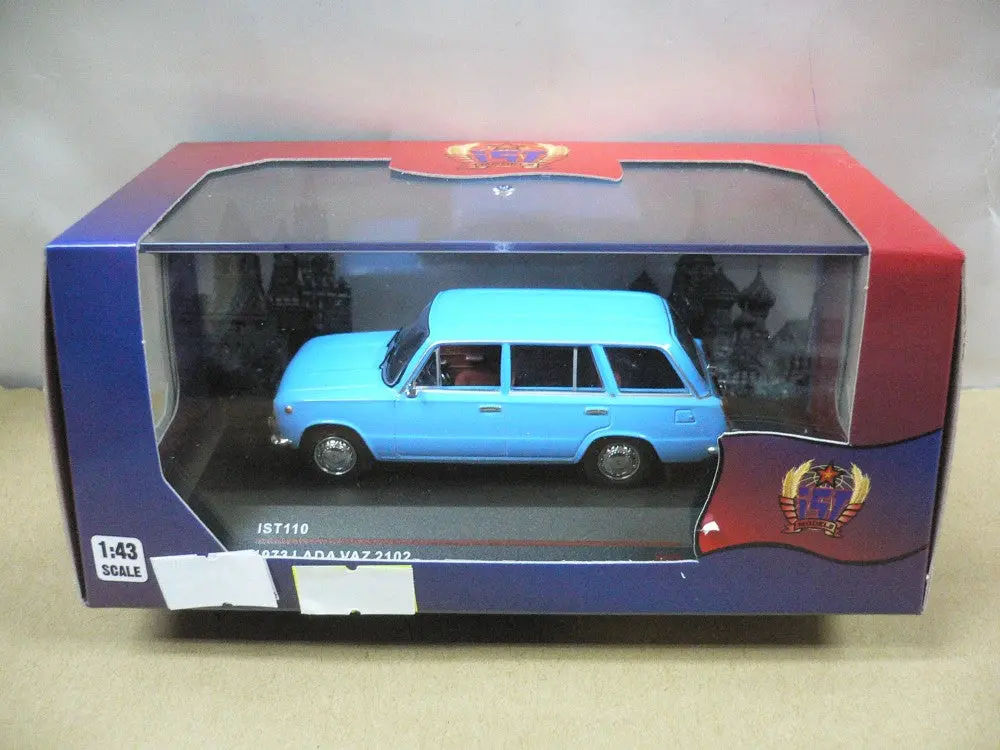 Ist 1/43 Lada Vaz 2102 1973 Blue (50116) (C703-597-140) 1