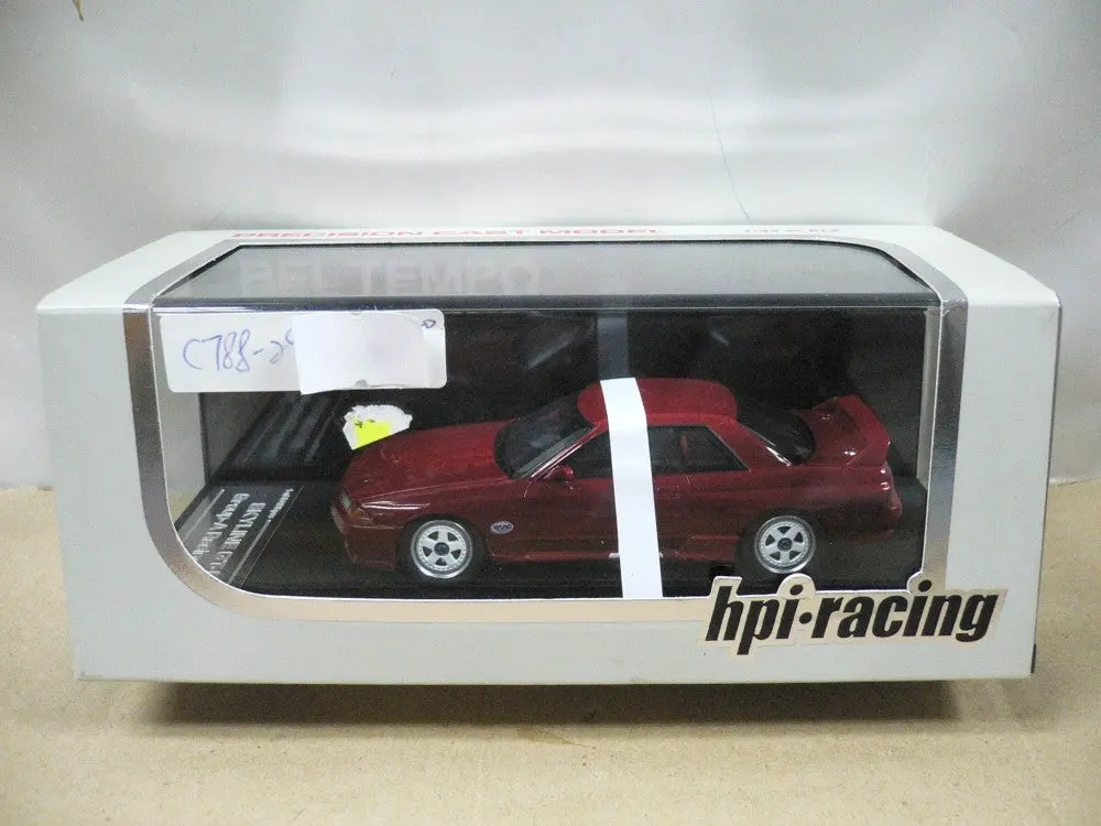 Hpi 1/43 Nissan Skyline Gt-R Group A Racing Red (00989) (C788-29-360) 1