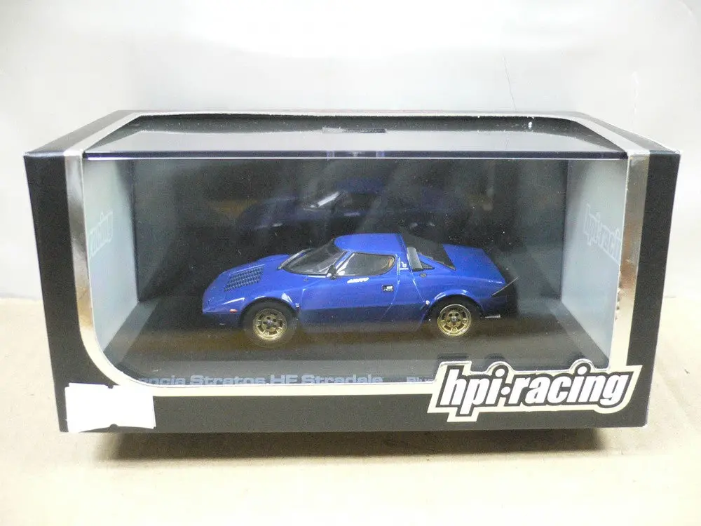 Hpi 1/43 Lancia Stratos Hf Stradale Blue (00979) (C703-394) 1