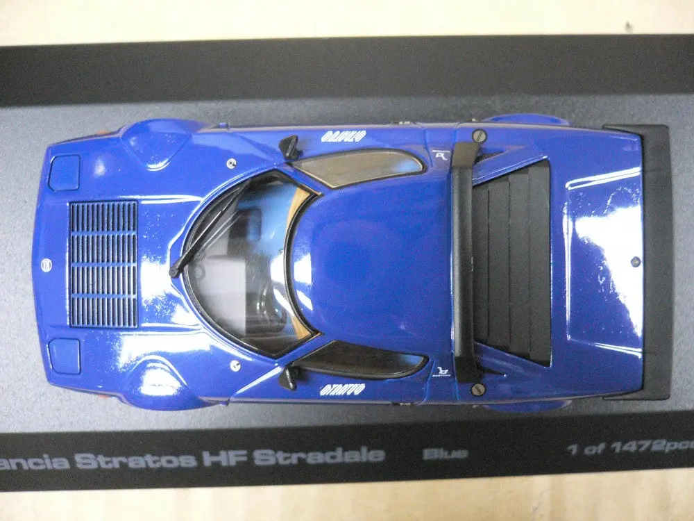 Hpi 1/43 Lancia Stratos Hf Stradale Blue (00979) (C703-394) 2