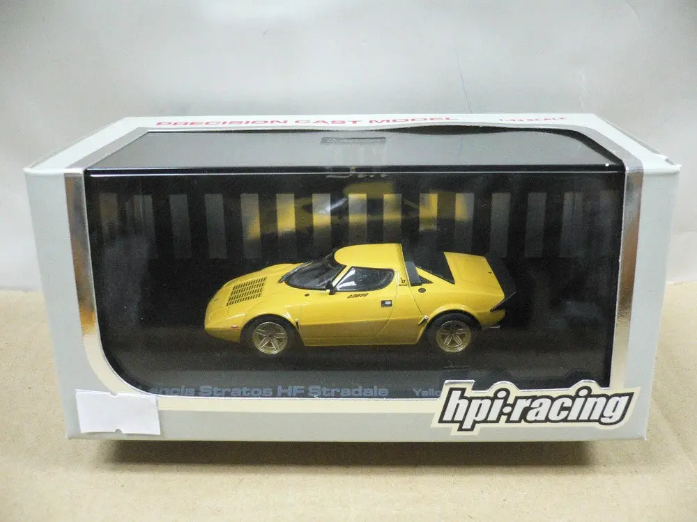 Hpi 1/43 Lancia Stratos Hf Stradale Yellow (00987) (C703-395) 1
