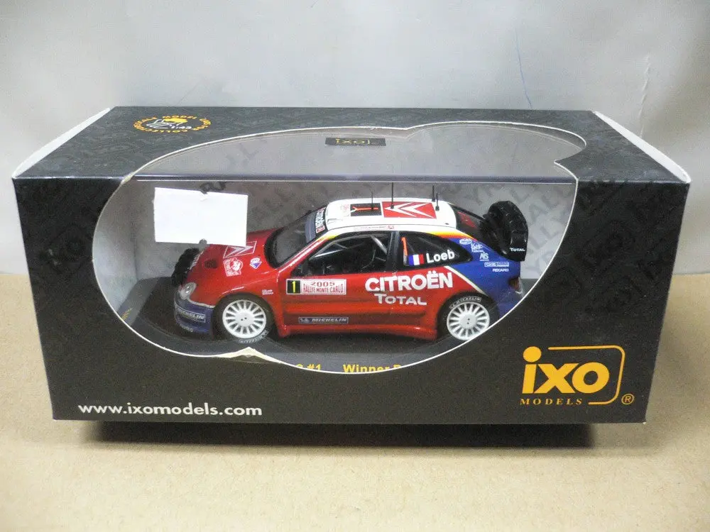 Ixo 1/43 Citroen Xsara Wrc Winner Rally Monte Carlo 2005 S.Loeb D.Elena #1 (Ram167) (30666) (C703-509-146) 1