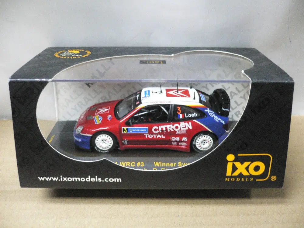 Ixo 1/43 Citroen Xsara Wrc Winner Swedish Rally 2004 S.Loeb D.Elena #3 (Ram138) (30507) (C703-506-146) 1