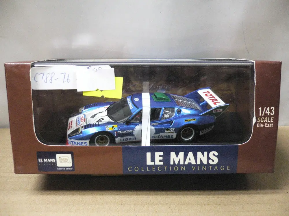 Ixo 1/43 Ligier Js2 Le Mans 1975 H.Pescarolo F.Migault #6 (Lmc133) (31332) (C788-76-150) 1