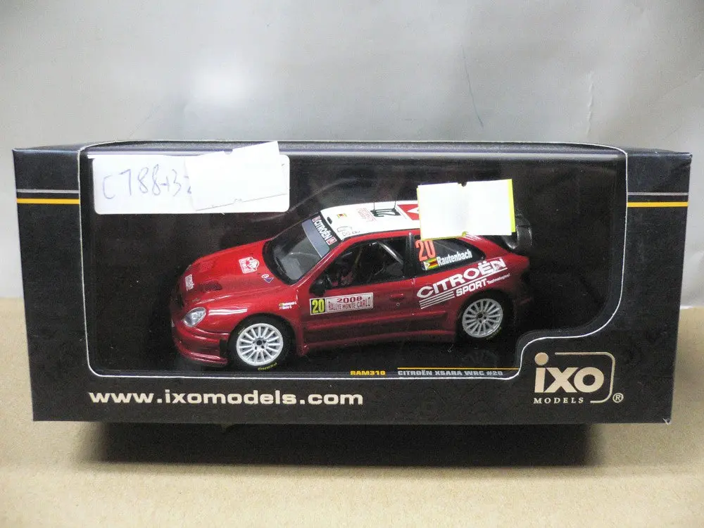 Ixo 1/43 Citroen Xsara Wrc Rally Monte Carlo 2008 C.Rautenbach D.Senior #20 (Ram310) (31287) (C788-32-150) 1