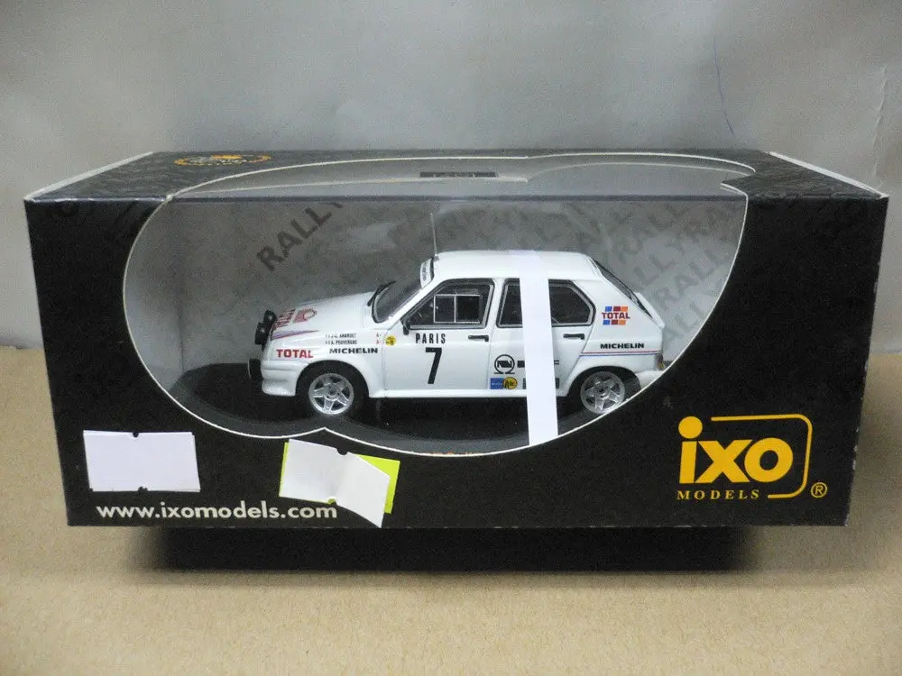 Ixo 1/43 Citroen Visa 1000 Pistes Rally Monte Carlo 1985 J-C.Andruet A.Peuvergne #7 (Rac111) (30864) (C703-710-120) 1