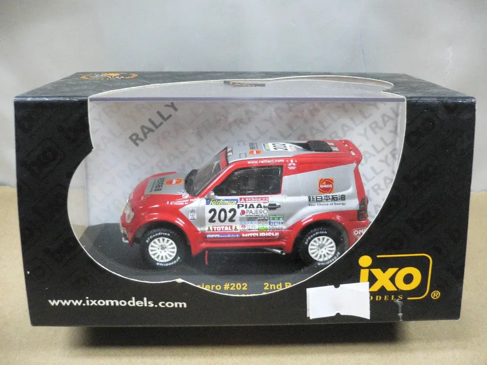 Ixo 1/43 Mitsubishi Pajero 2Nd Rally Dakar 2003 J.P.Fontenay G.Picard #202 (Ram111) (30414) (Piu) 1