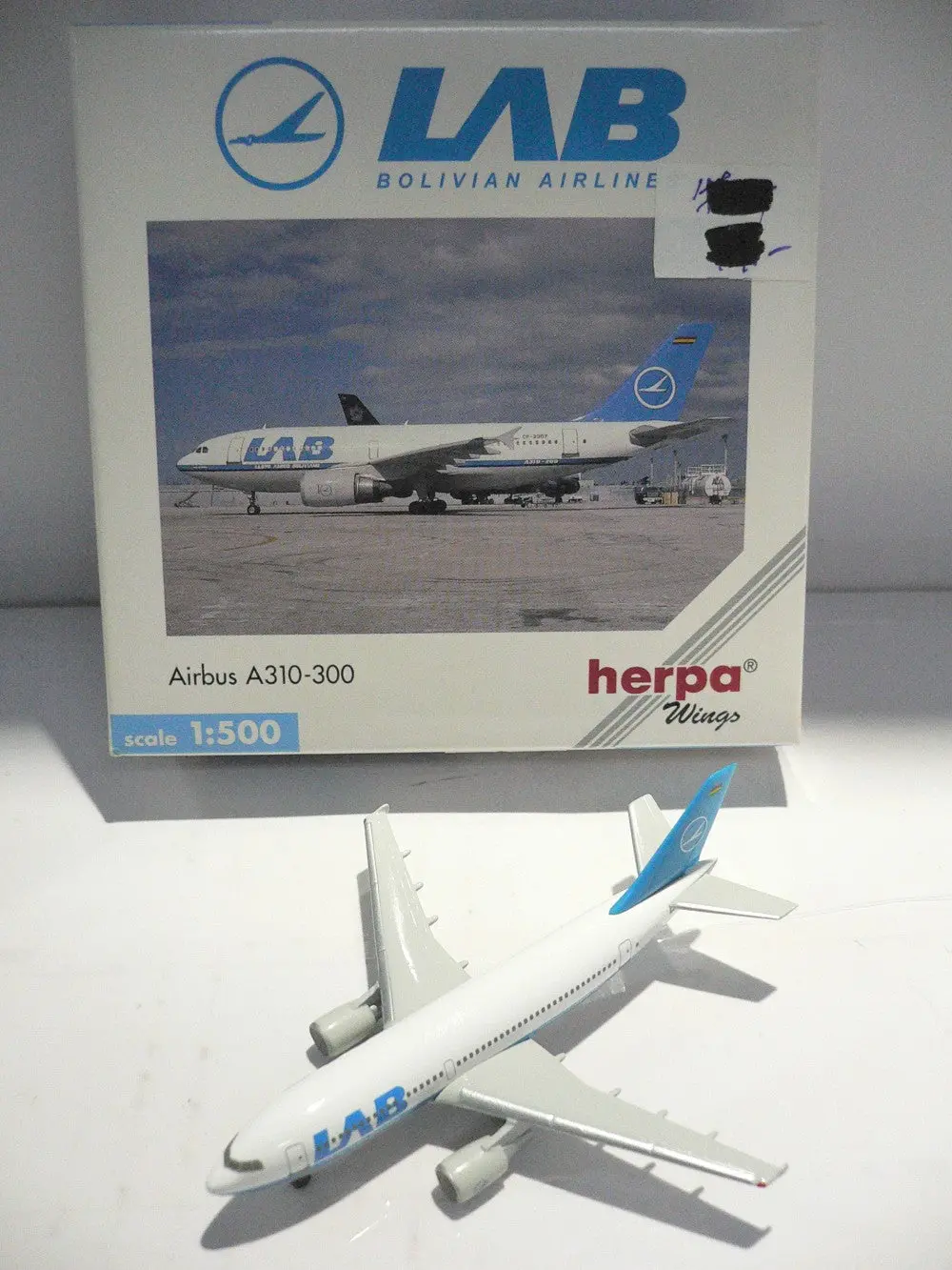 Herpa Wings 1/500 Lab Bolivian Airlines Airbus A310-300 (501095) (Piu10) 1