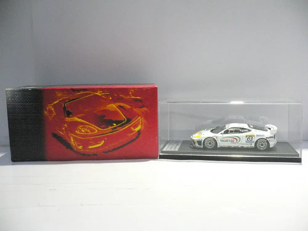 Bbr 1/43 Ferrari F360 Modena N/Gt Fia Gt Monza 2001 #63 (Bg222) (02222) (Pak) 1