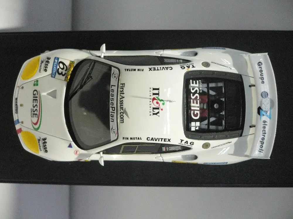 Bbr 1/43 Ferrari F360 Modena N/Gt Fia Gt Monza 2001 #63 (Bg222) (02222) (Pak) 2