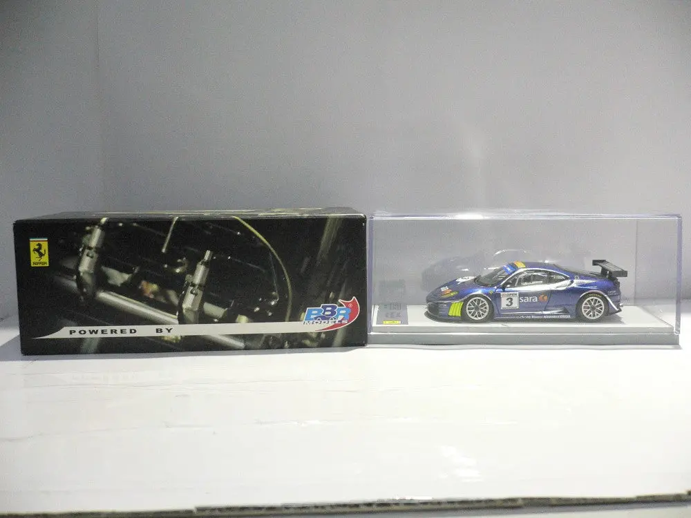Bbr 1/43 Ferrari F430 Gt Open Gt 2007 Playteam Car Gasoline #3 (Gas10082b) (Pak) 1