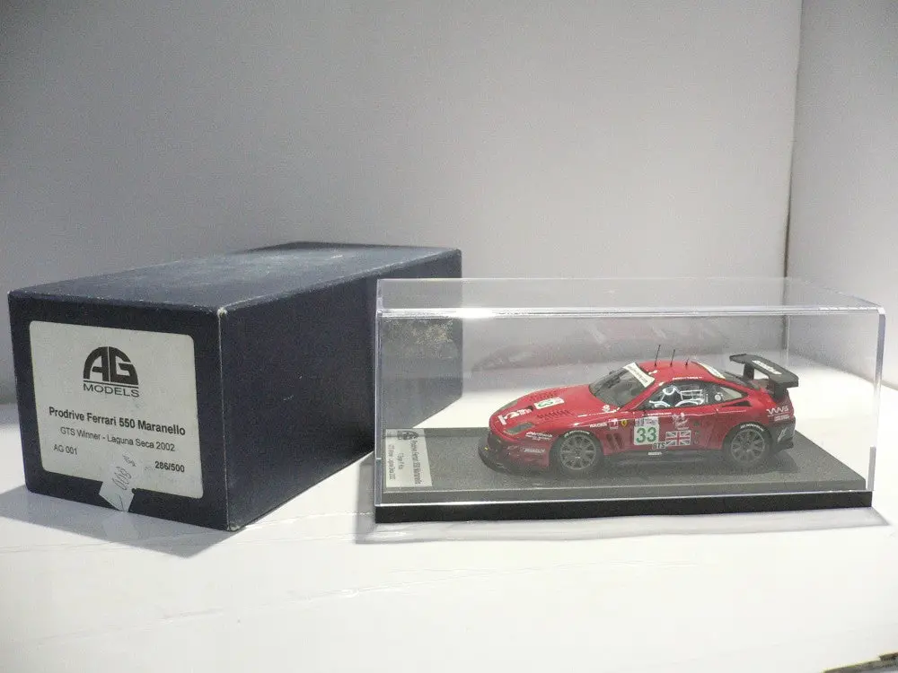 Ag Models 1/43 Prodrive Ferrari 550 Maranello Gts Winner Laguna Seca 2002 #33 (Ag001) 1