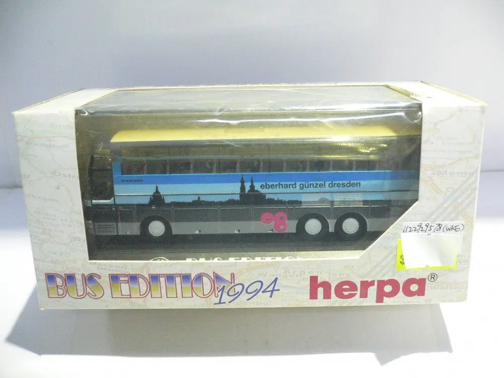 Herpa 1/87 Setra S215 Hd 2A Gunzel Bus Edition 1994 (174671) (Wkg) 1