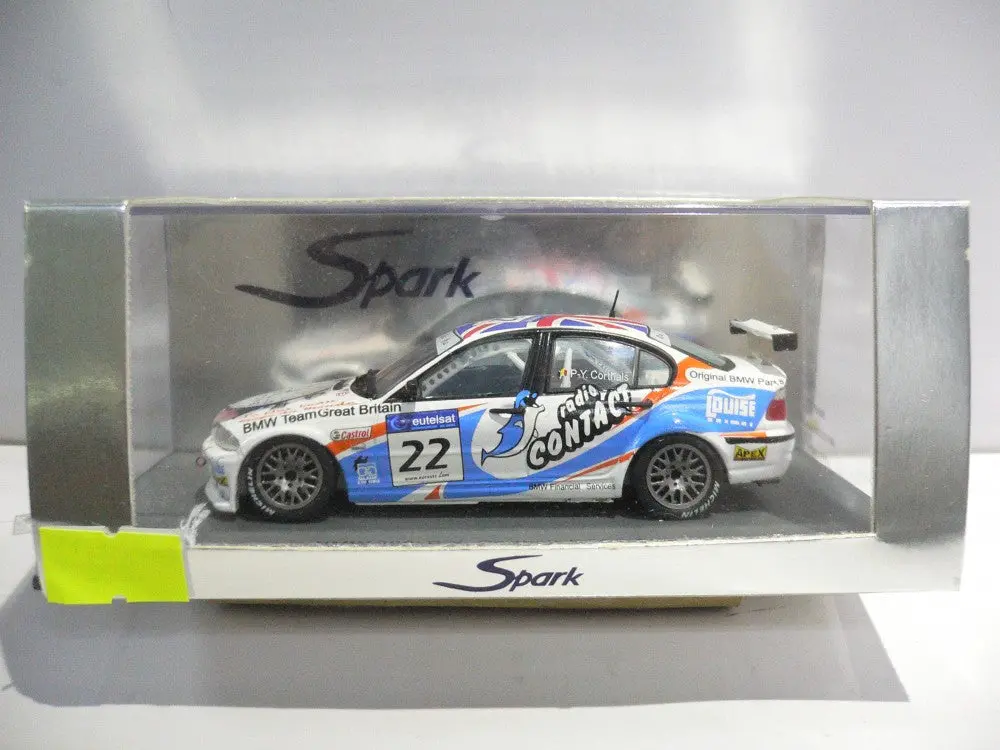 Spark 1/43 Bmw 320I P.Y. Corthals Etcc 2002 #22 (90407) 1