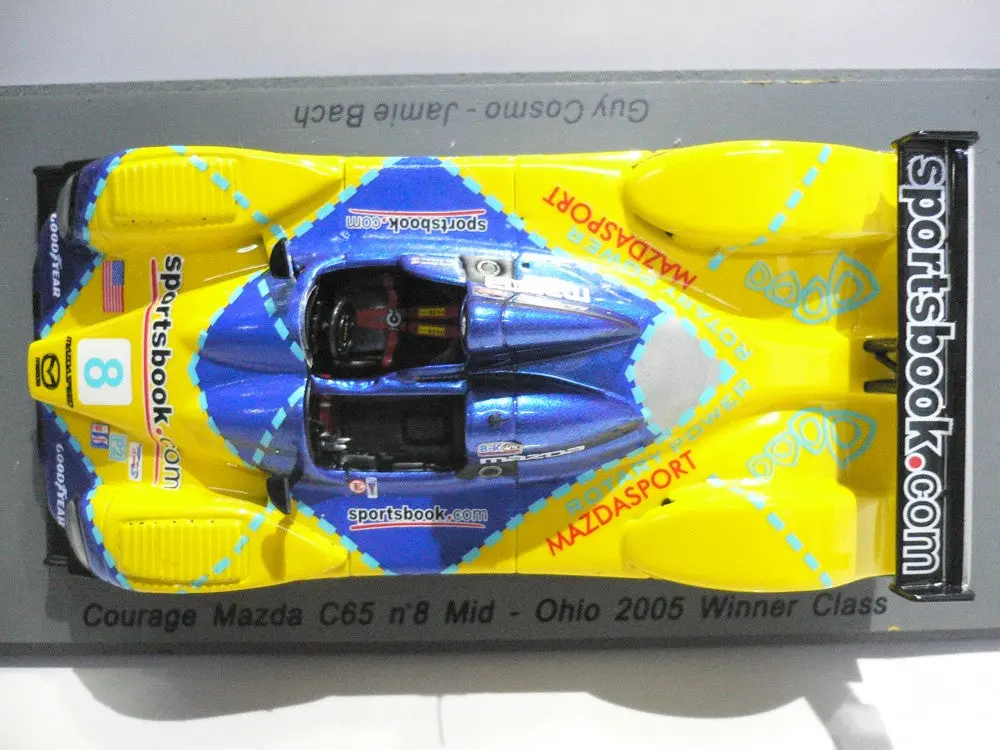 Spark 1/43 Courage Mazda C65 Mid-Ohio 2005 Winner Class #8 (90136) 2