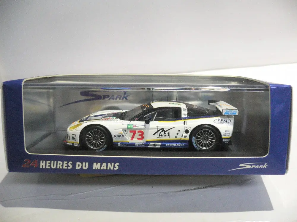 Spark 1/43 Corvette C6-R Luc Alphand Aventures Lm 2008 #73 (91489) (Piu190) 1