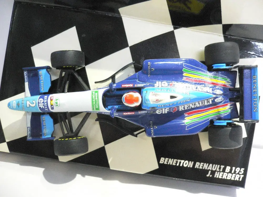 Minichamps 1/43 Benetton Renault B195 J.Herbert #2 (430 950002) (01342) (Wkg) 2