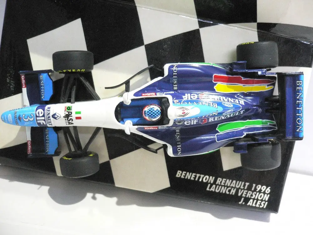 Minichamps 1/43 Benetton Renault 1996 Launch Version J.Alesi #3 (430 960093) (01571) (Buy) 2
