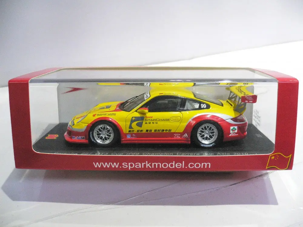 Spark 1/43 Porsche 911 Gt3 Cup Champion Carrera Cup Asia 2010 #99 Sa001 (78001) (Buy) 1
