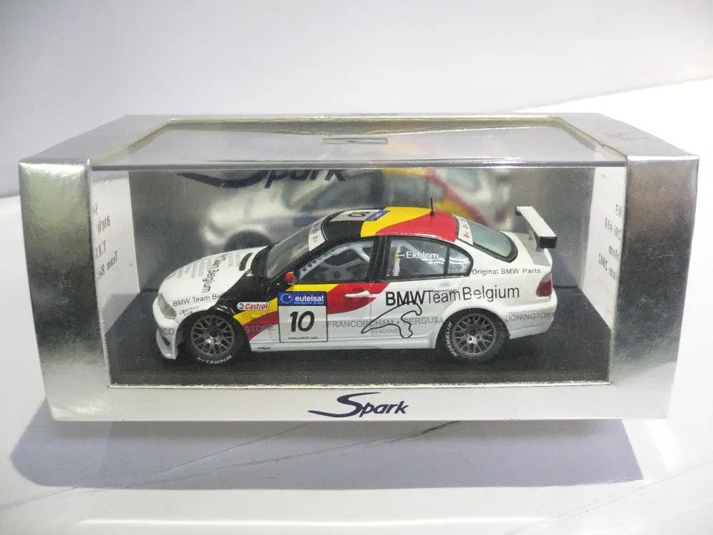 Spark 1/43 Bmw 320I Ekblom Etcc Team Belguium 2002 #10 S0403 (90403) (Buy) 1