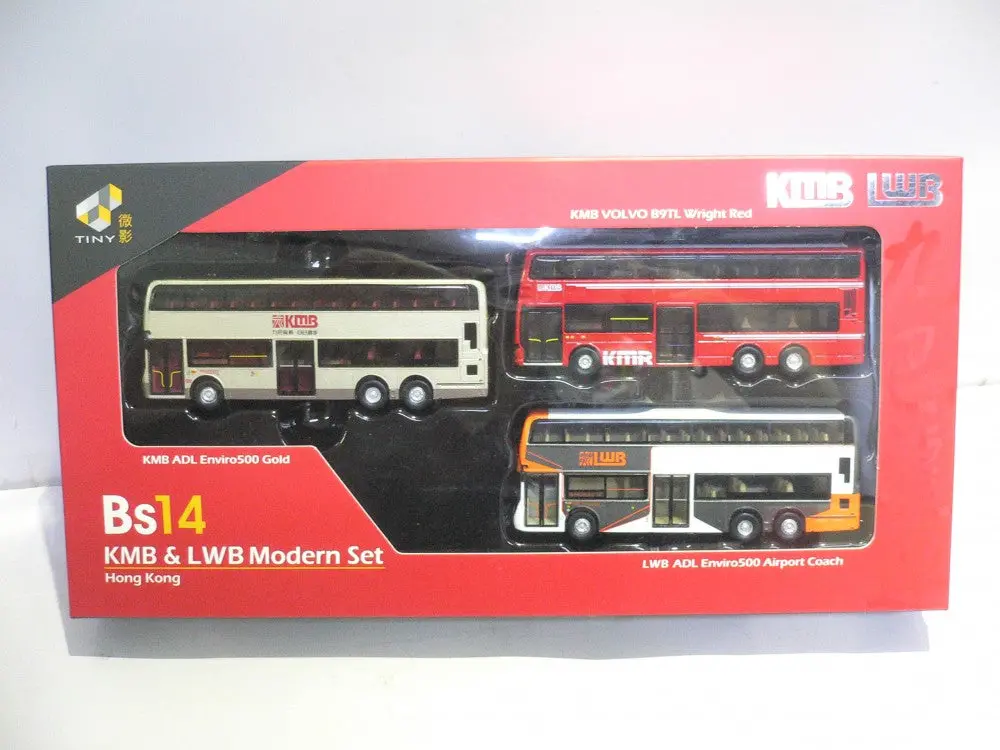 Toyeast Tiny City Bs14 Kmb &Amp; Lwb Modern Set Enviro Wright Kmb2018105 (14363) (C920-132) 1
