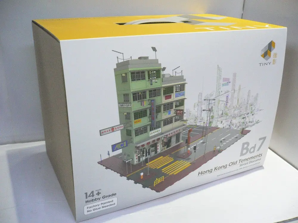 Toyeast Tiny Bd7 Hong Kong Old Tenements Street Diorama Ats64017 (10017) (C920-123) 1