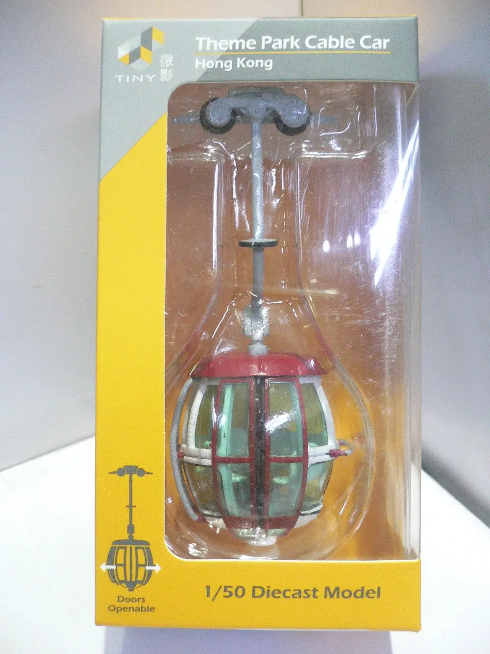 Toyeast Tiny City 82 1/50 Die-Cast Model Car Theme Park Cable Car Red Atc64122 11315 (C920-146) 1