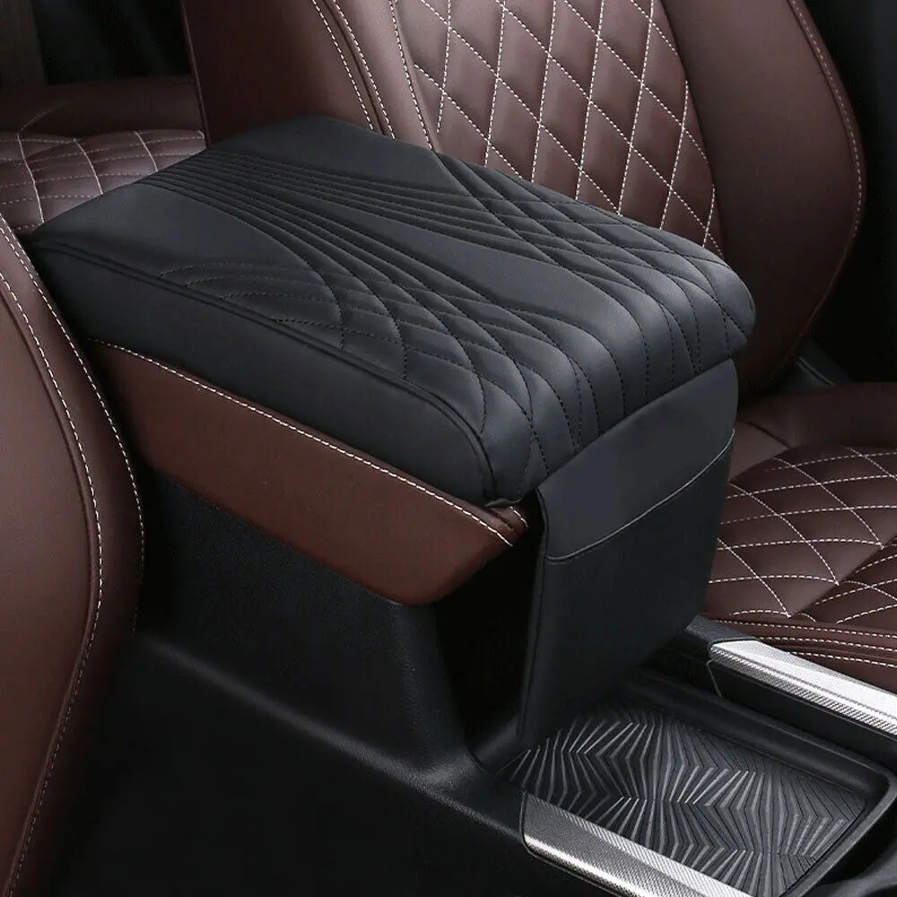 Pu Leather Memory Foam Armrest With Storage Pocket 1