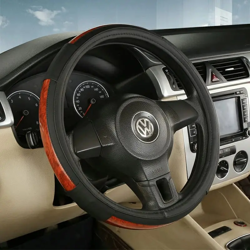 Pu Leather Steering Wheel Covers L005 (Large) 1