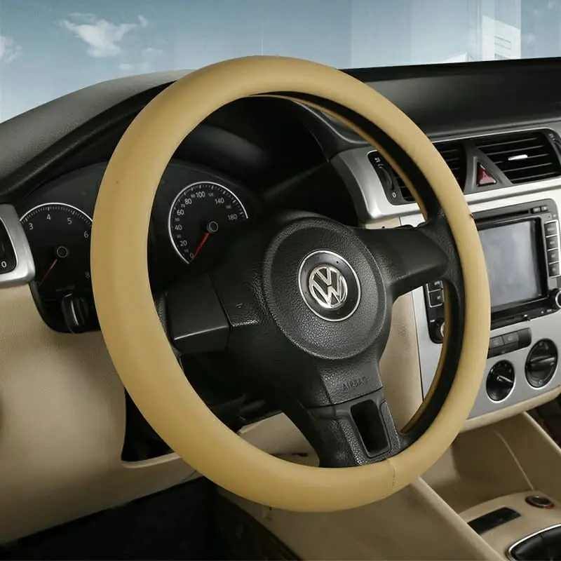 Pu Leather Steering Wheel Covers M009 (Medium) 1