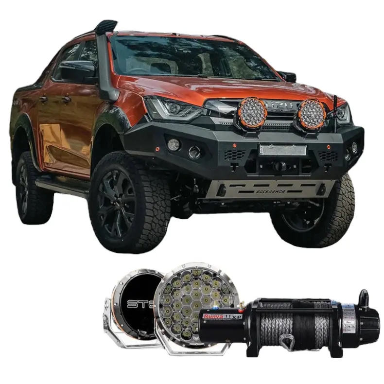 Isuzu Dmax No Loop Bull Bar Protek Pack 08/2020 - 04/2024 Gt Bumper | Hoopless Bullbar 1