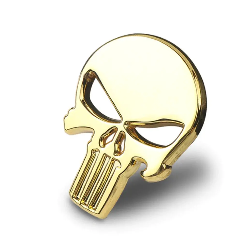 Punisher 3D Badge Sticker 1