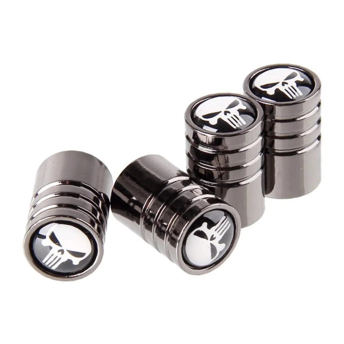 Punisher Tire Valve Caps (4 Pcs) 1