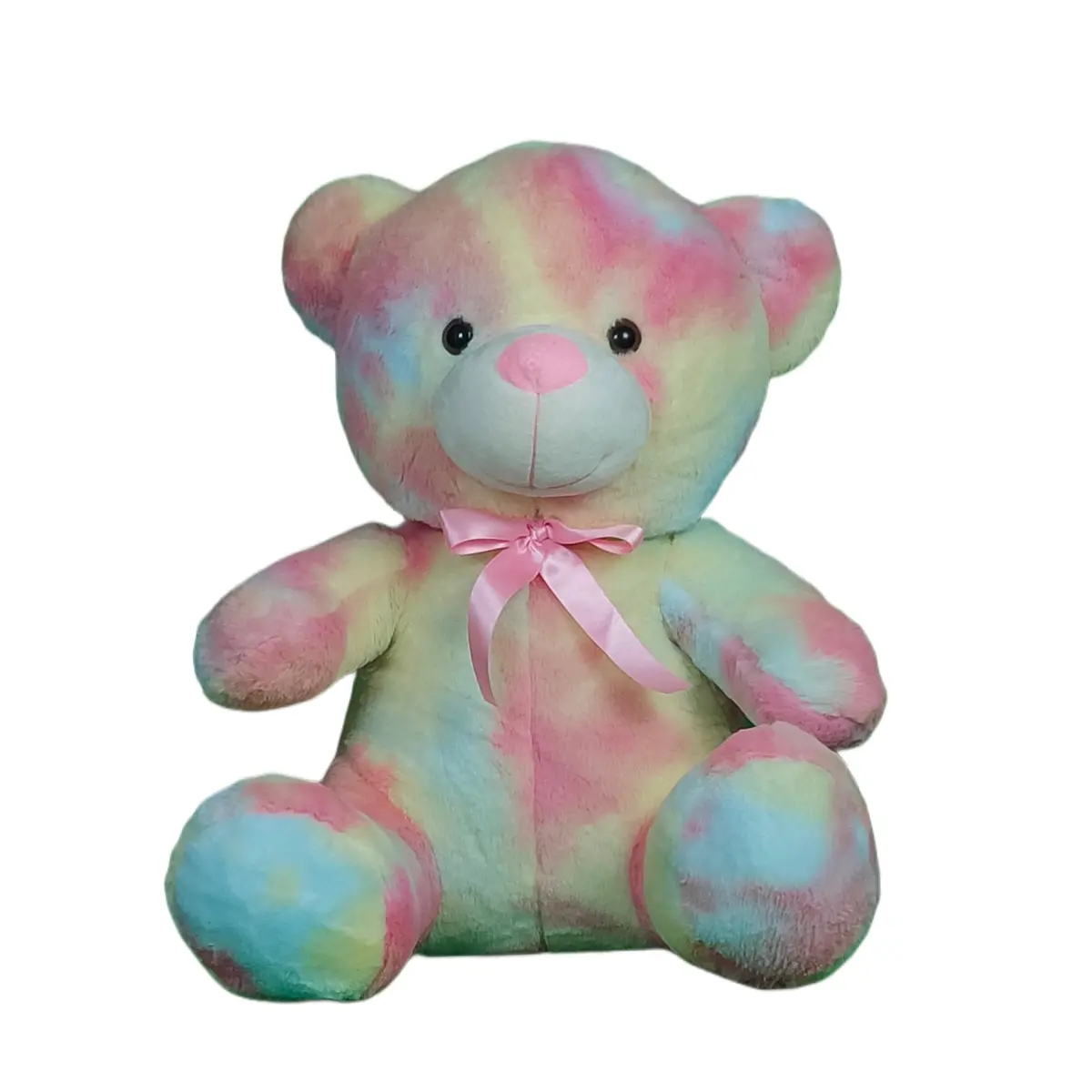 Play Hour Rainbow Bear Plush Soft Toy For Ages 3 Years And Up, 50Cm 1